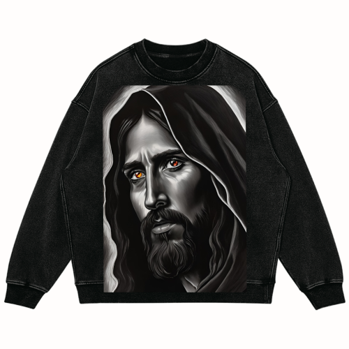 Majesty Super Heavyweight Oversized Faded Sweatshirt