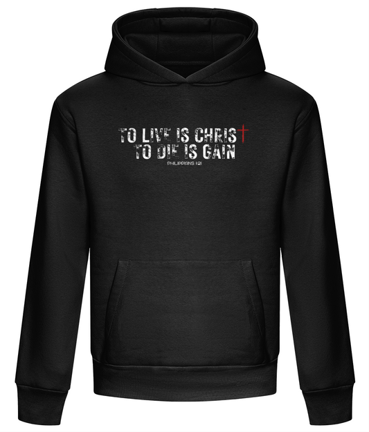 To live is Christ Boxy Hoodie