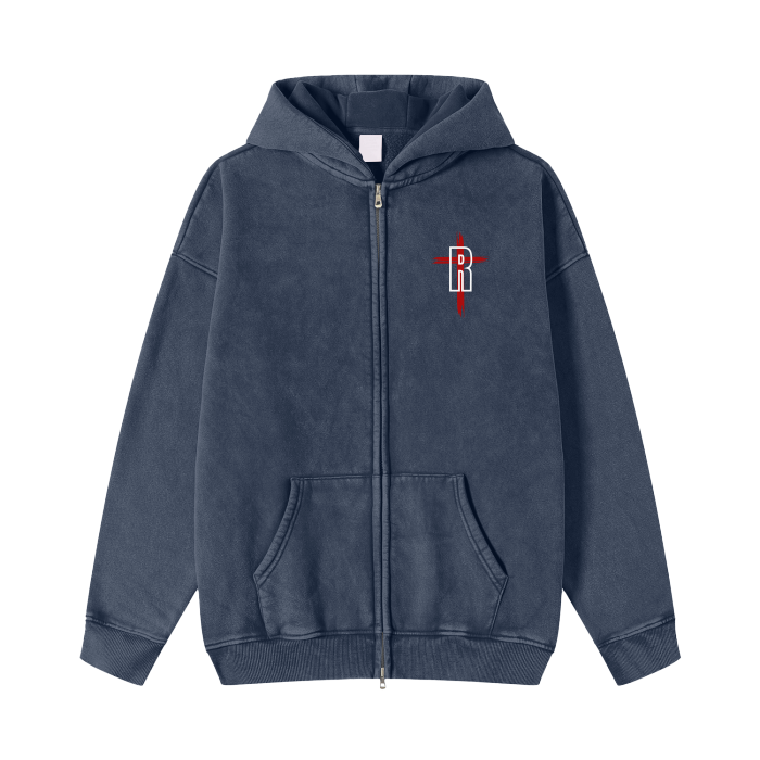 R  Fleece  Hoodie Jacket